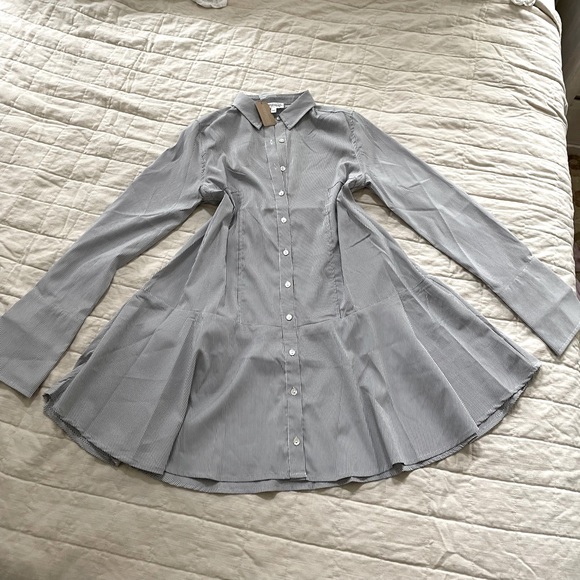 Vestique/New/SizeM/ Blue White Stripe-Dress - Picture 4 of 8